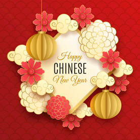 折纸风节日海报