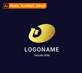 凤凰抽象logo