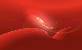 红色年会节日背景