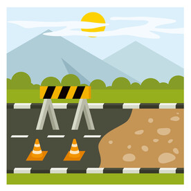 道路施工 