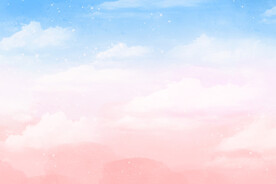 水彩天空背景