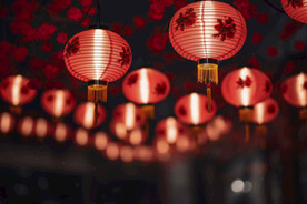 元宵节红灯笼