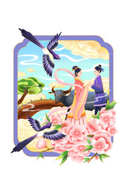 七夕传统素材 