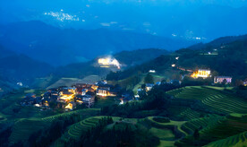 乡村夜景