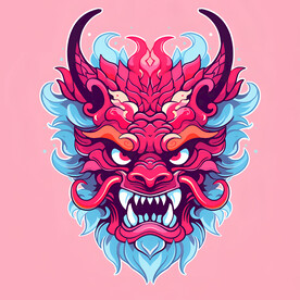 卡通龙插画矢量文件
