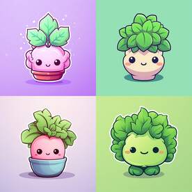 植物卡通插画矢量文件