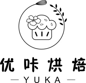 甜品logo 优咔烘焙 