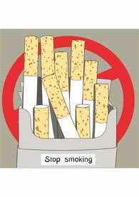 禁烟广告 烟盒