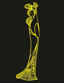 手绘古代仕女