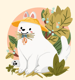 小狗插画
