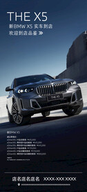 新BMW X5到店海报