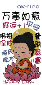 佛祖保佑文字壁纸