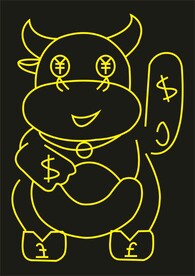 牛矢量画