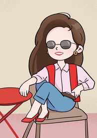 手绘女孩