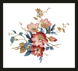 手绘花卉花朵