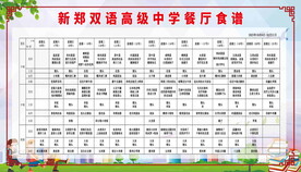 中学食堂 食谱