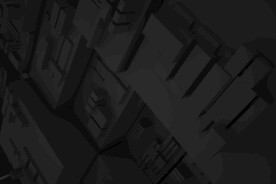 黑色几何建筑立方体背景