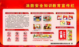 消防安全展板  宣传栏