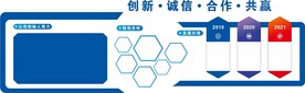 公司个人简介及发展历程背景墙