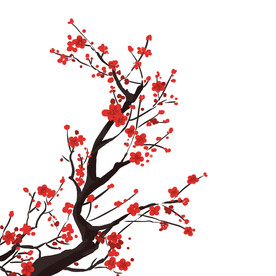 水墨梅花
