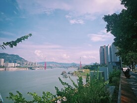重庆万州风景画
