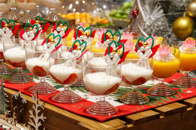 圣诞节杯子蛋糕