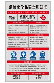 化学品安全周知卡