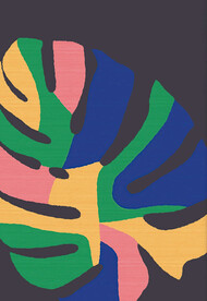 手绘  叶子  色彩