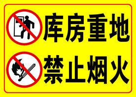 安全标识牌禁止烟火禁止吸烟