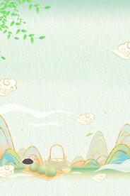 国潮古风山水 