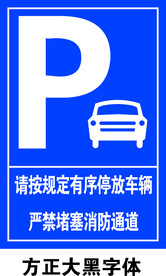 有序停放机动车