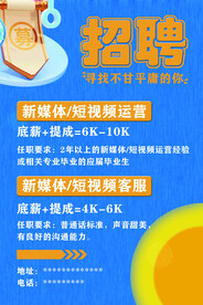 新媒体招聘广告