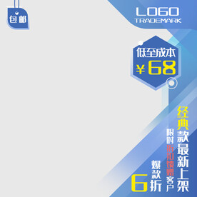 淡雅主图模板
