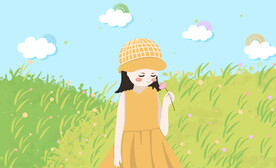 唯美小清新壁纸图案