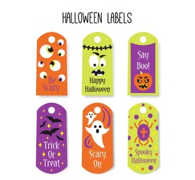 万圣节标签