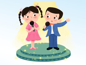  晚会小主持人 