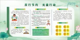 厉行节约 光盘行动