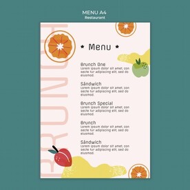 饮料水果菜单