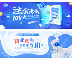 职业药师会计师banner