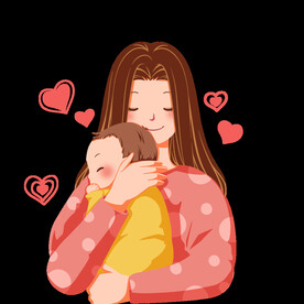 卡通妇婴