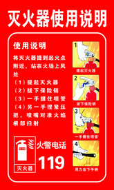 灭火器使用说明
