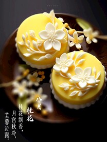 国风十二花令月饼