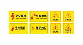 警告安全标示图片
