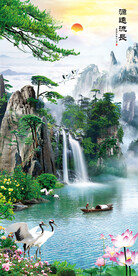 山水画 