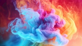 彩色烟雾背景