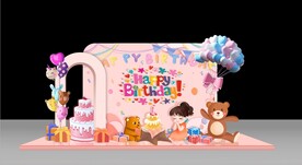 幼儿生日派对场景搭建