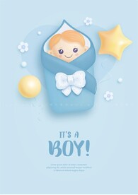 婴儿可爱立体元素 婴儿