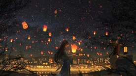 节日的夜晚