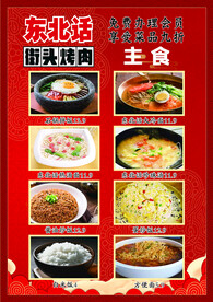 烤肉菜单