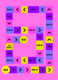 大富翁 游戏界面 粉色